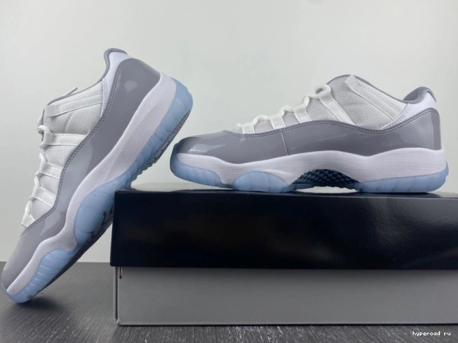 Grey Jordan Cement Low AV2187-140 11 Air 0811
